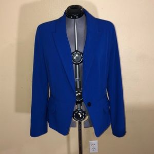 Worthington Woman’s Blazer Size LT Cobalt Blue